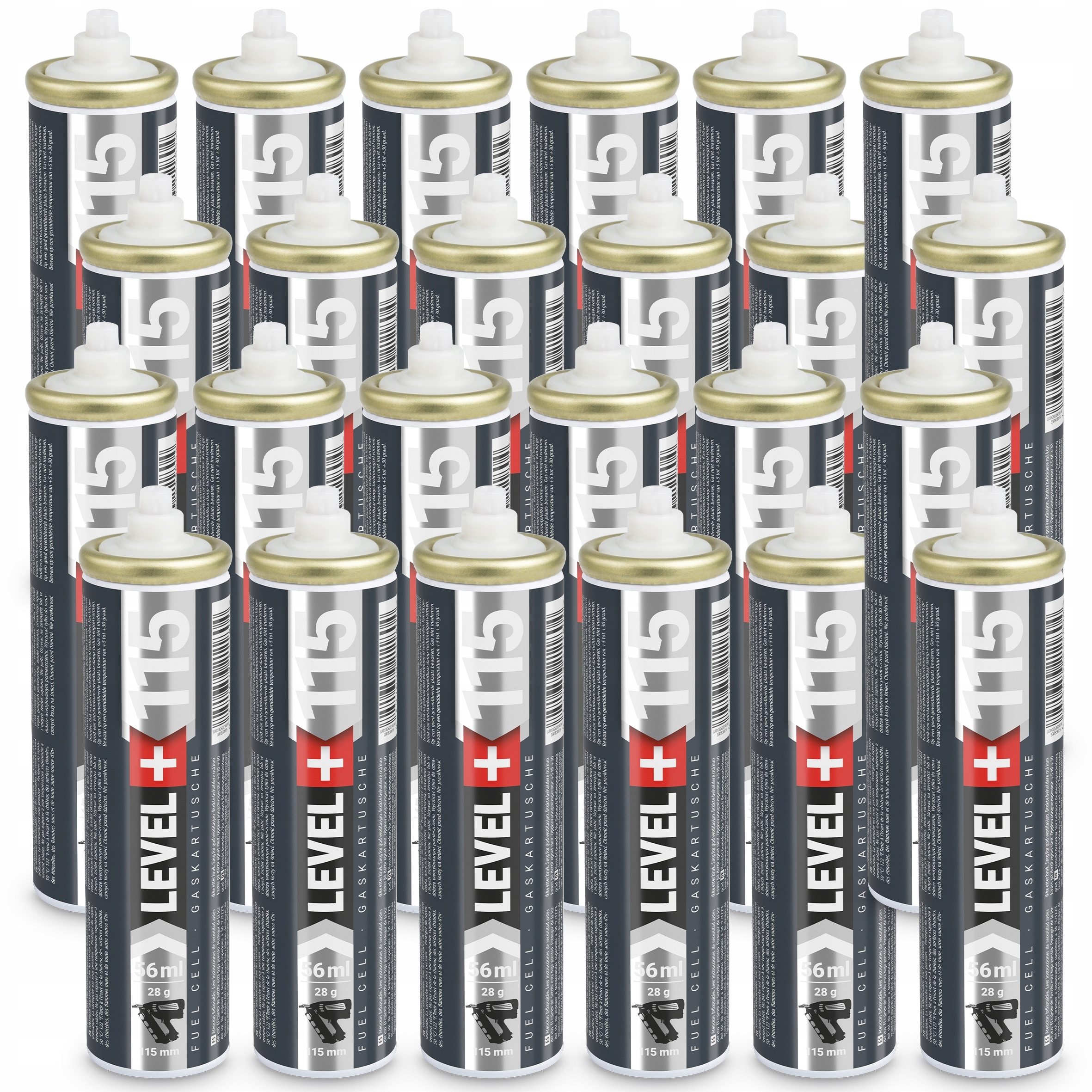 Plyn do sazečů Náboj 24ks 115mm 56ml 28g L+115