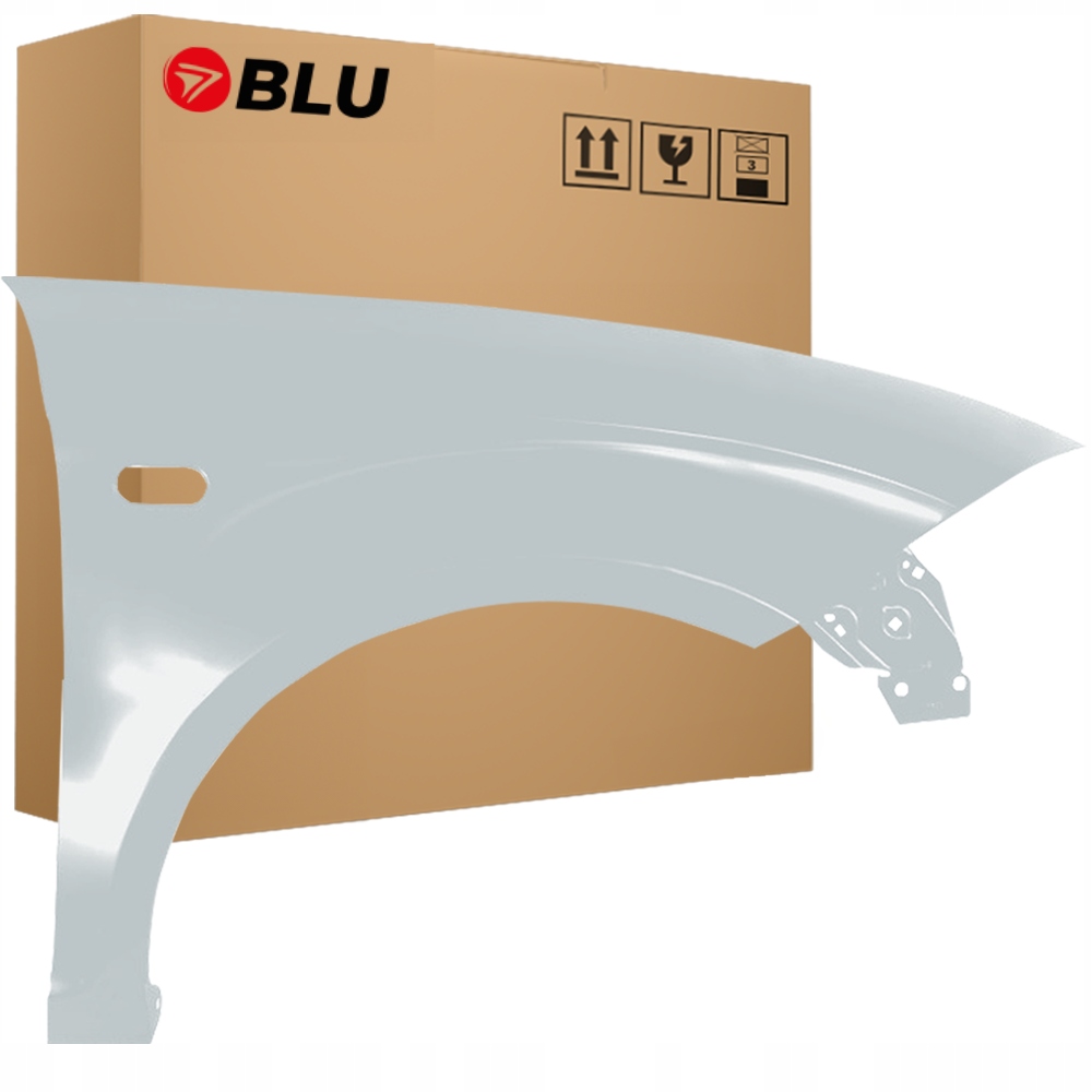 Blu blatník Seat Altea 5P1 LX7W pravý stříbrný 04-15 přední pozink