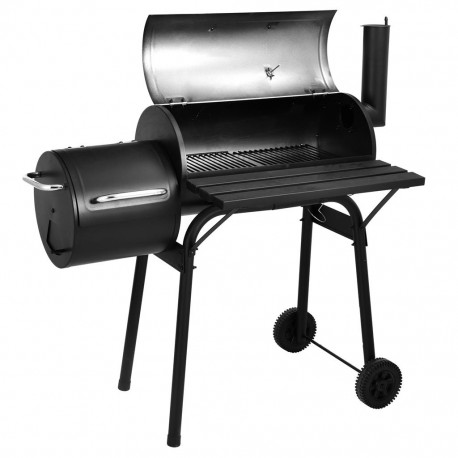 GRILL OGRODOWY WĘGLOWY WĘDZARKA+ PÓŁKI+ KOMIN