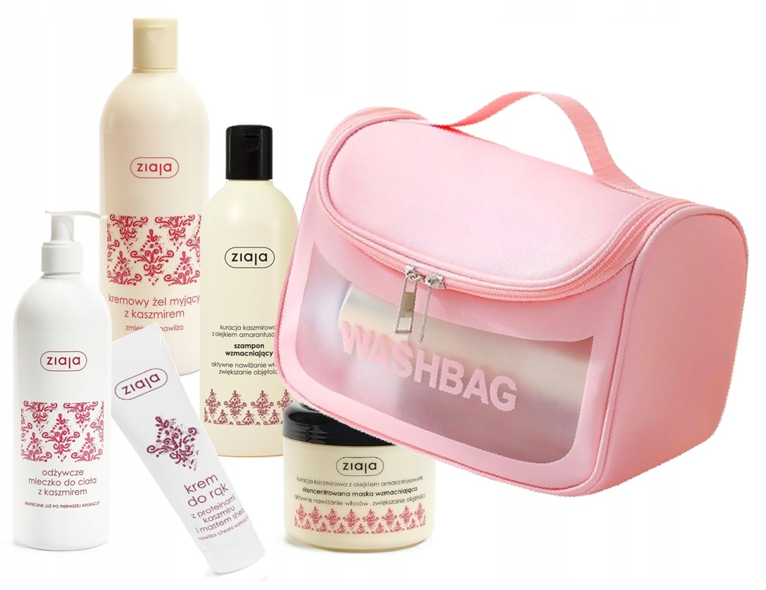 Ziaja Zestaw Kosmetyków Z Kaszmirem Kosmetyczka