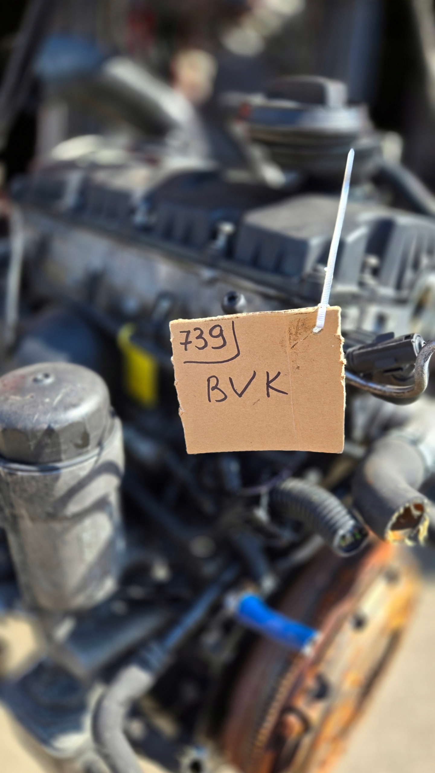 engine complete VW SHARAN ALHAMBRA 1.9 TDI BVK