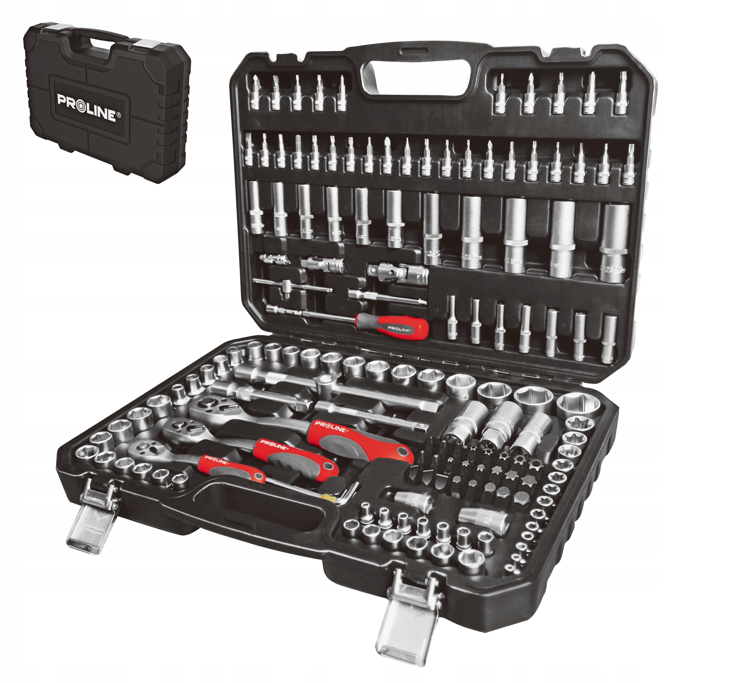 

Proline Zestaw 150szt Kluczy Nasadowych w Walizce