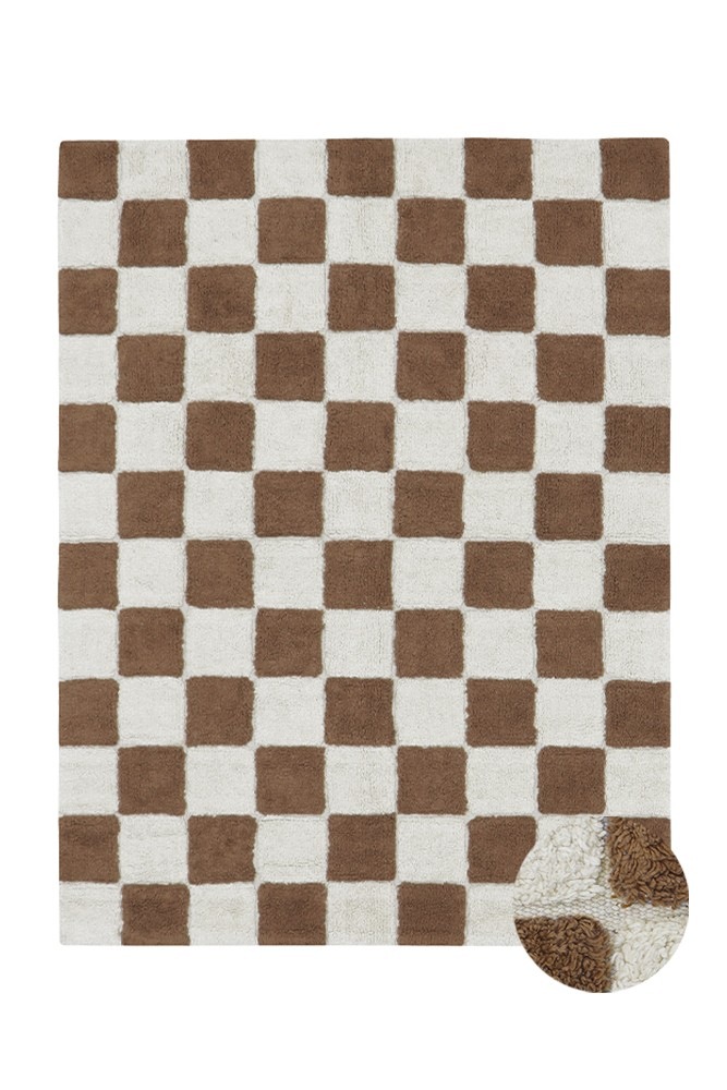 Dywan bawełniany Kitchen Tiles Toffee 170x240 cm Lorena Canals Lorena