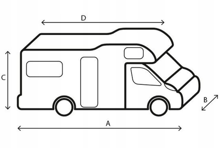 Pokrowiec na kamper Brunner Szerokość 240 cm