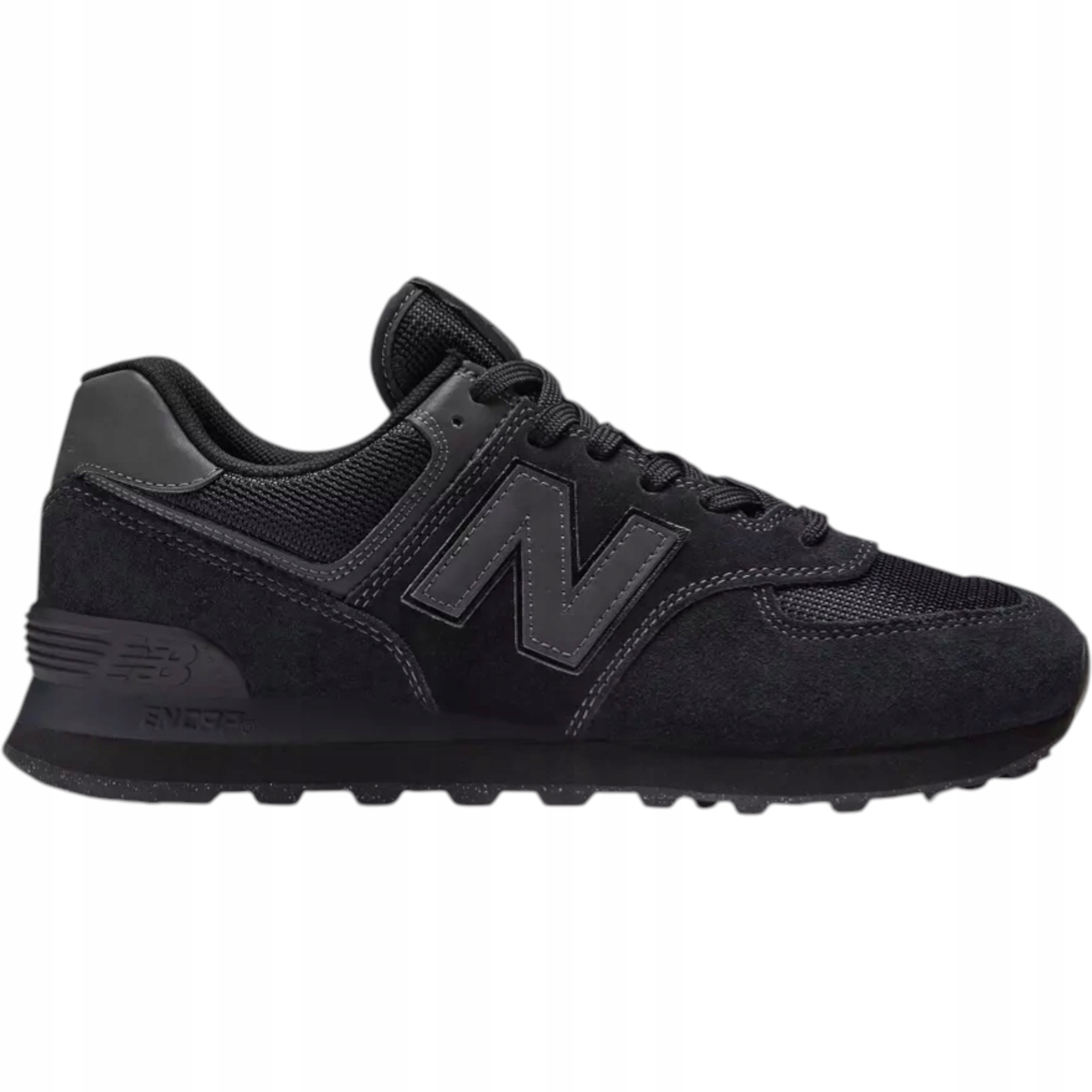 Pánské boty New Balance 574 ML574EVE černé semišové streetwear 42