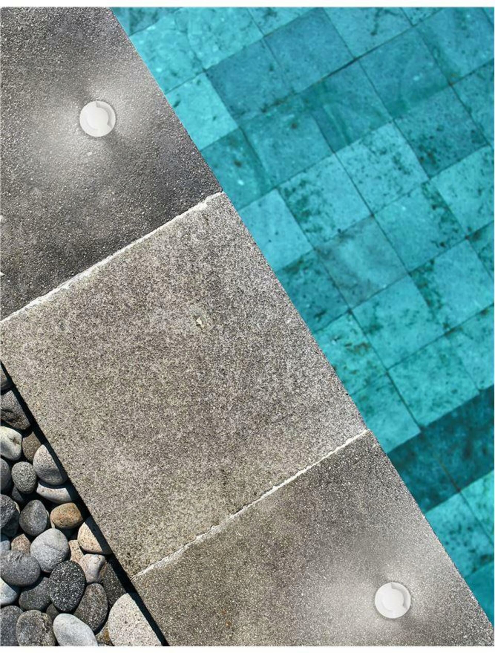 Nova Luce vonkajšie zapustené svietidlo do zeme Bang nikel satén hliník Led 1W