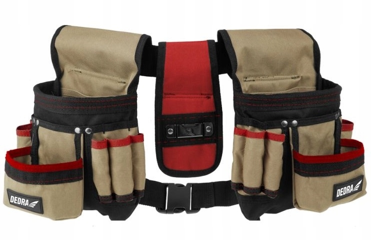 DEDRA PAS NARZĘDZIOWY TORBA 16 kieszeni monterska