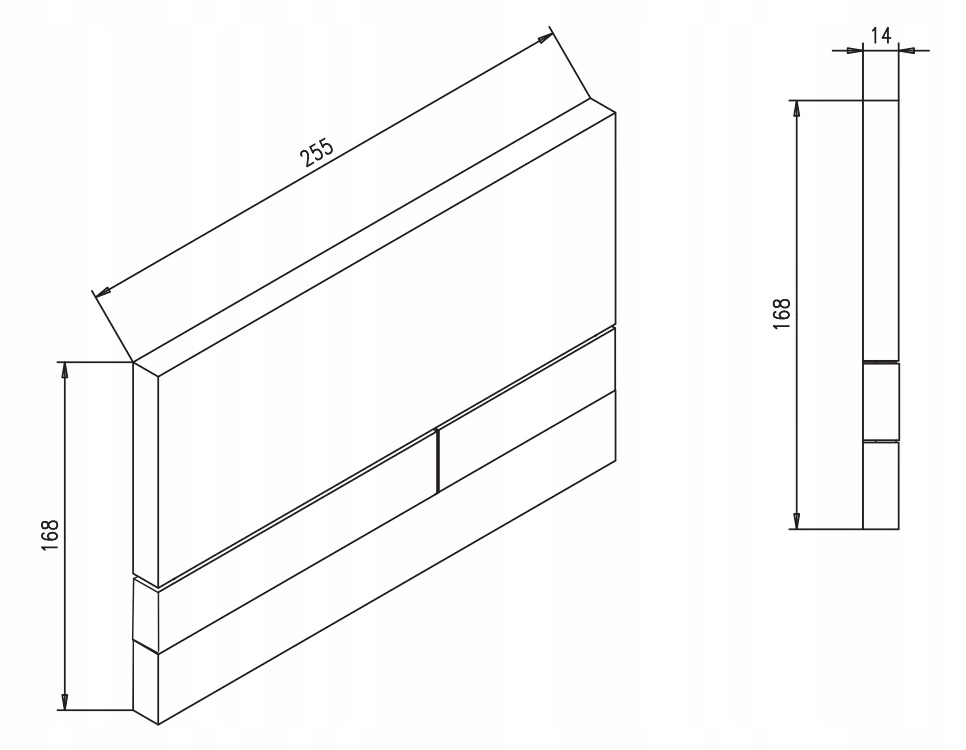 Werit Jomo EXCLUSIVE 2.0 Przycisk spłukujący BIAŁY z tworzywa Marka Werit Jomo