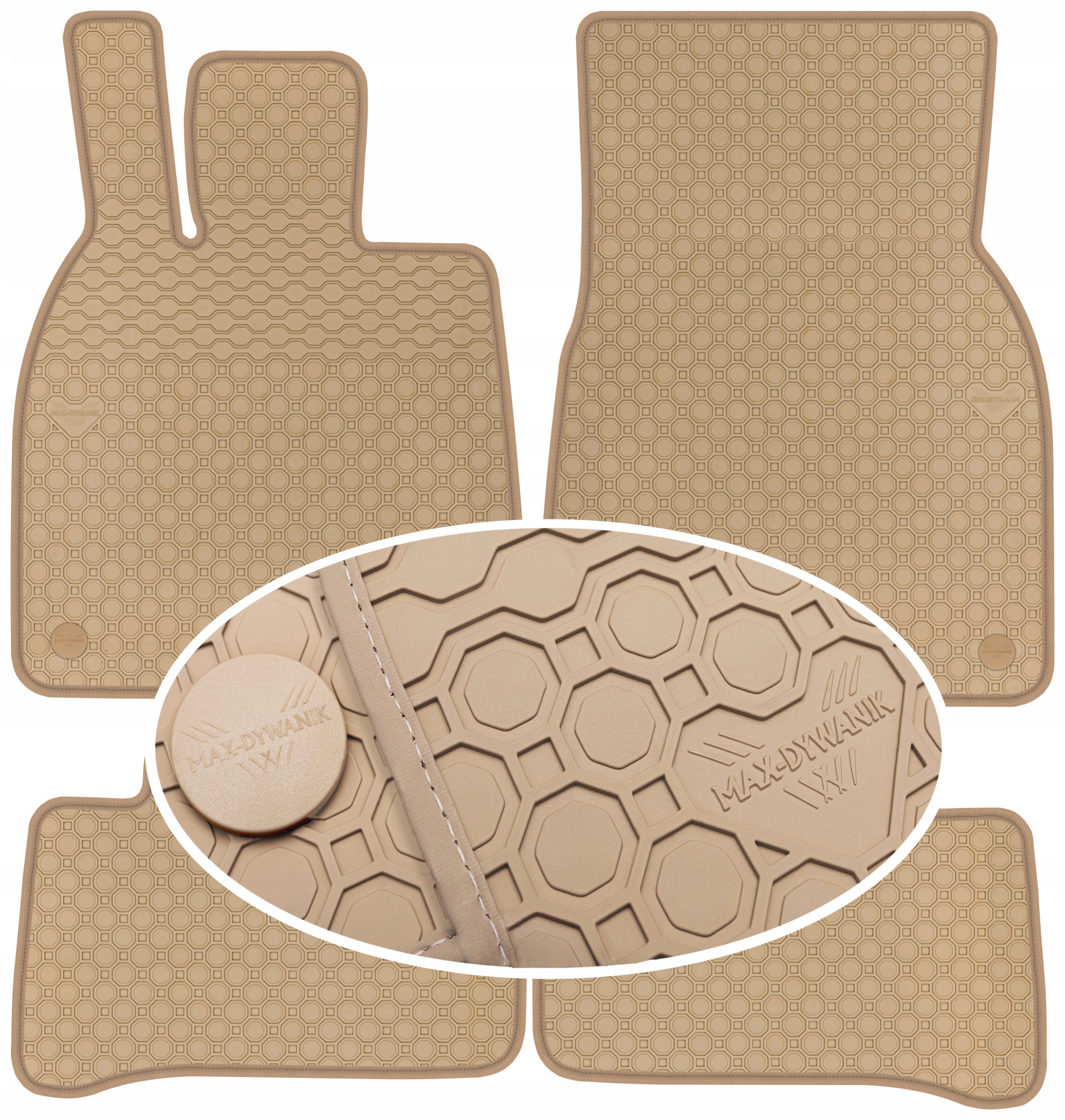 Mercedes Eqe V295 od roku 2022. Gumové rohože PrimeLiner