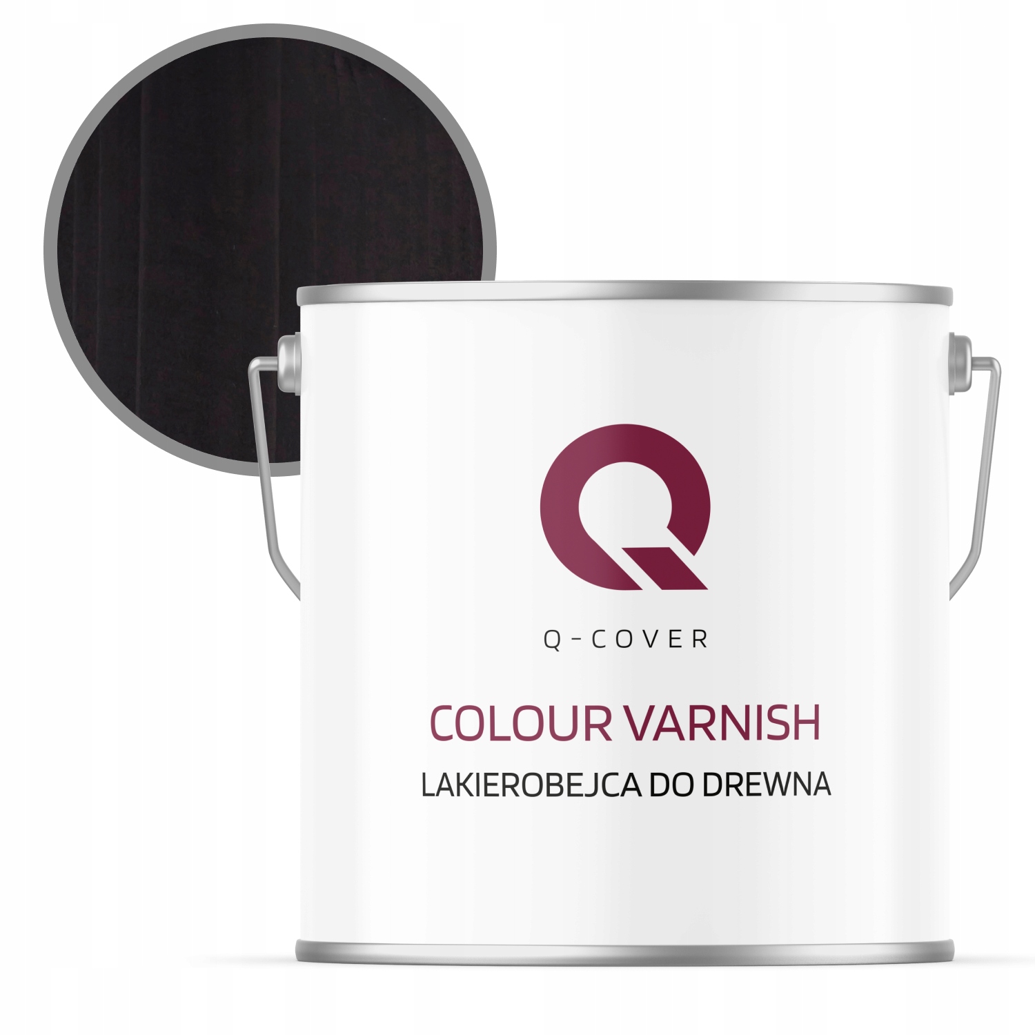 Lakierobejca rýchloschnúca na drevo a ochranný nábytok 5L Farba Čierna Satén