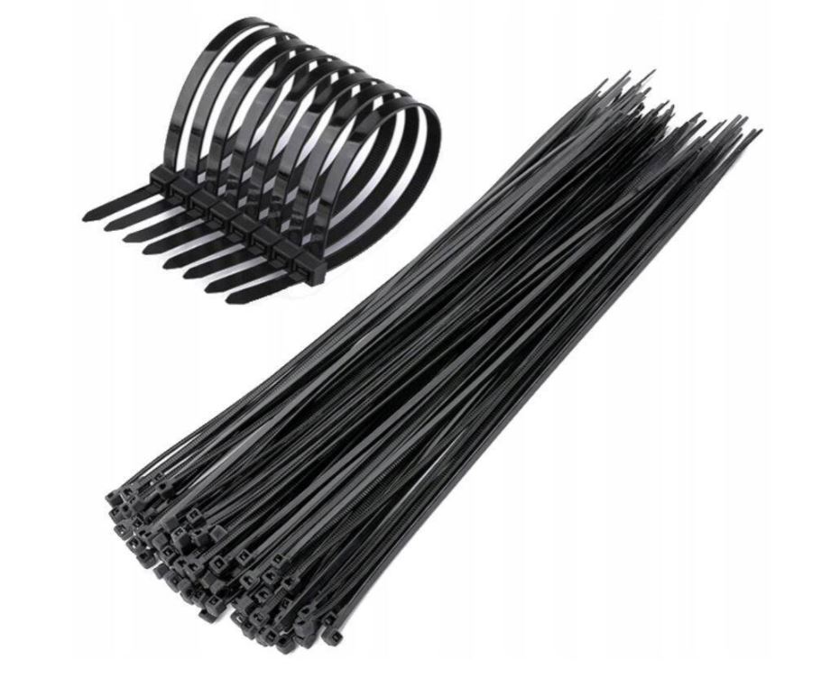 OPASKI ZACISKOWE 100 SZT TRYTKI TRYTYTKI CZARNE 2,5 X 100mm Marka RALTEK