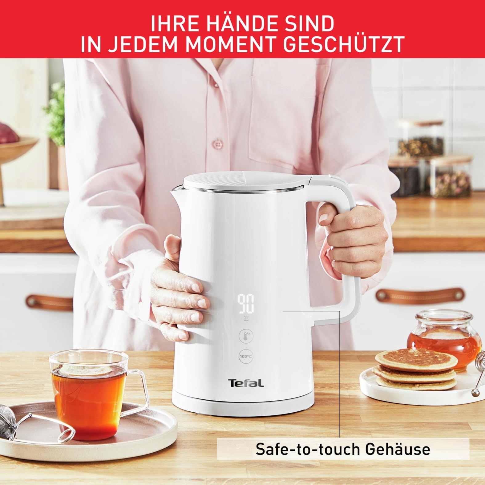 TEFAL Sense Czajnik Elektryczny 1,5L Wyświetlacz Cyfrowy 5 Temperatur 1800W — miniatura 2