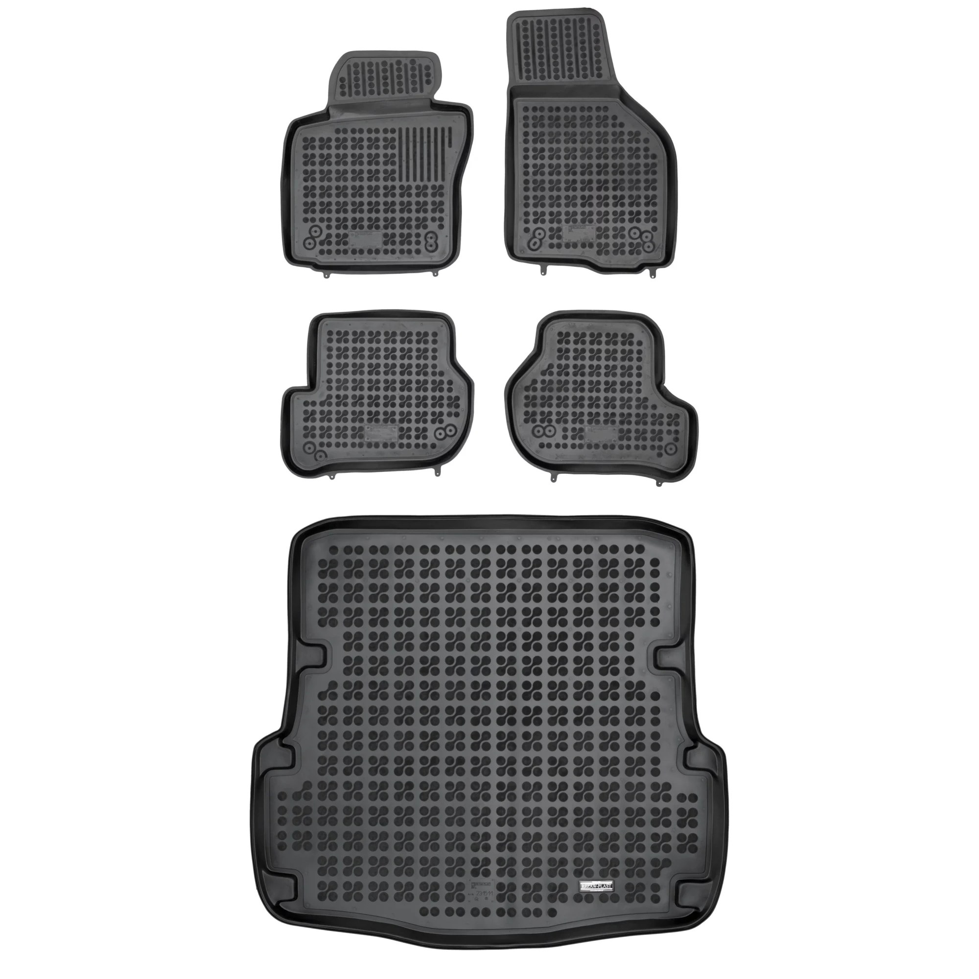 Gumová sada koberčekov a rohože Škoda Octavia II 2010-2013 Tour