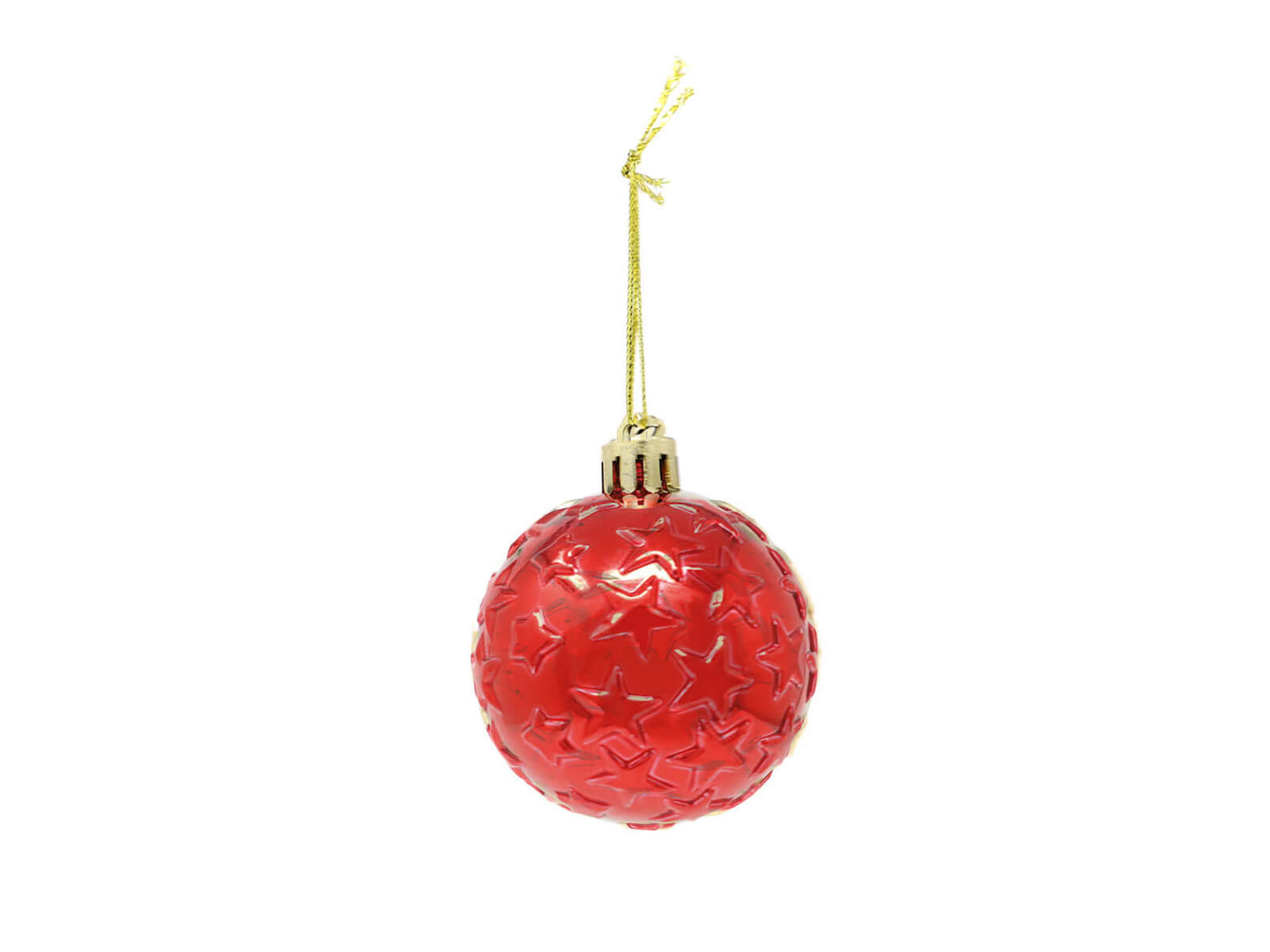 

Bombki choinkowe czerwone Gwiazdki 5 cm 6 szt.