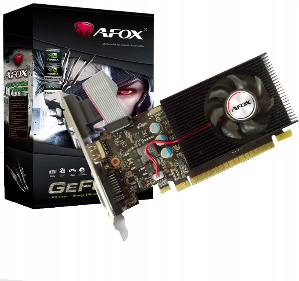 

Karta Afox Nvidia GeForce GT730 4GB Hdmi DVI Vga