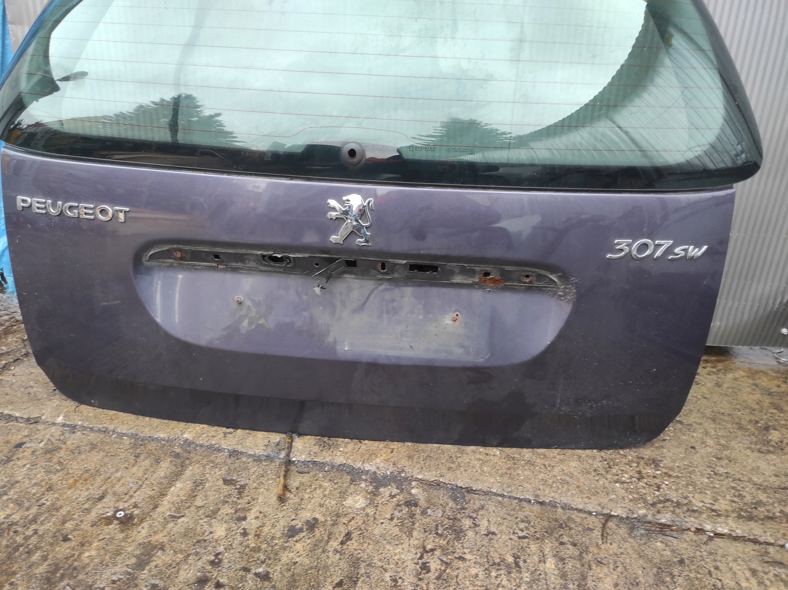 PEUGEOT 307 SW KOMBI boot doors boot colour KKG