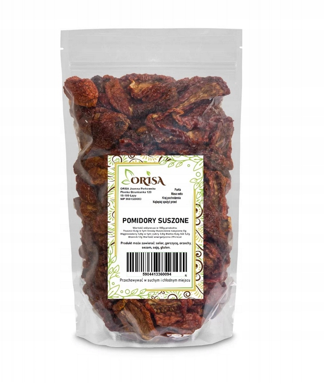 POMIDORY SUSZONE NA SŁOŃCU NATURALNE ŚWIEŻE 500 g