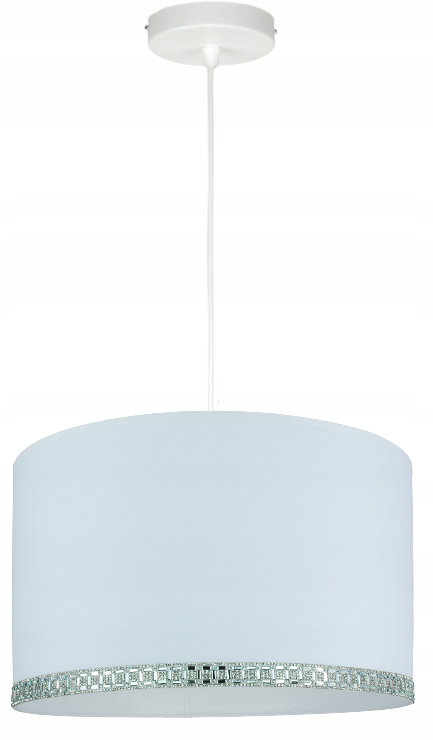 Moderní závěsná lampa dekorace, stínidlo 35 cm, obývací pokoj, ložnice, Led
