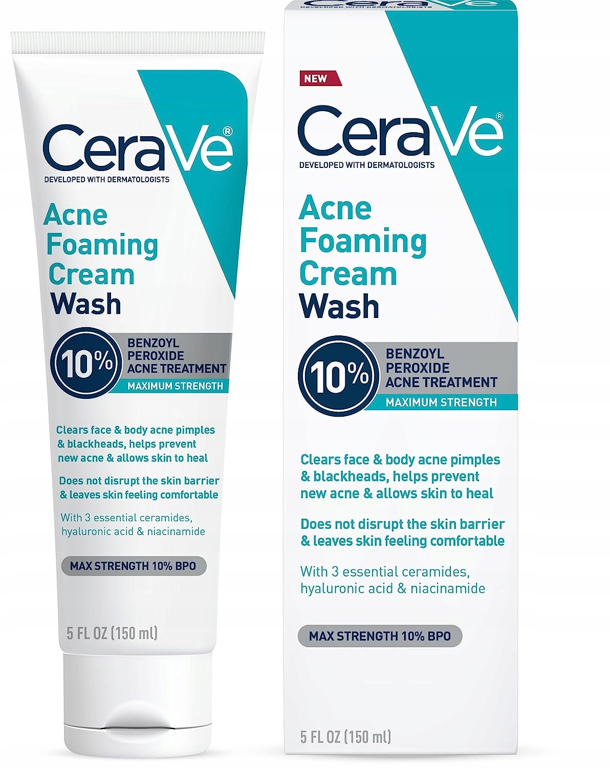 CeraVe Acne Foamin Cream Cleanser przeciwtrądzikowa pianka do mycia twarzy