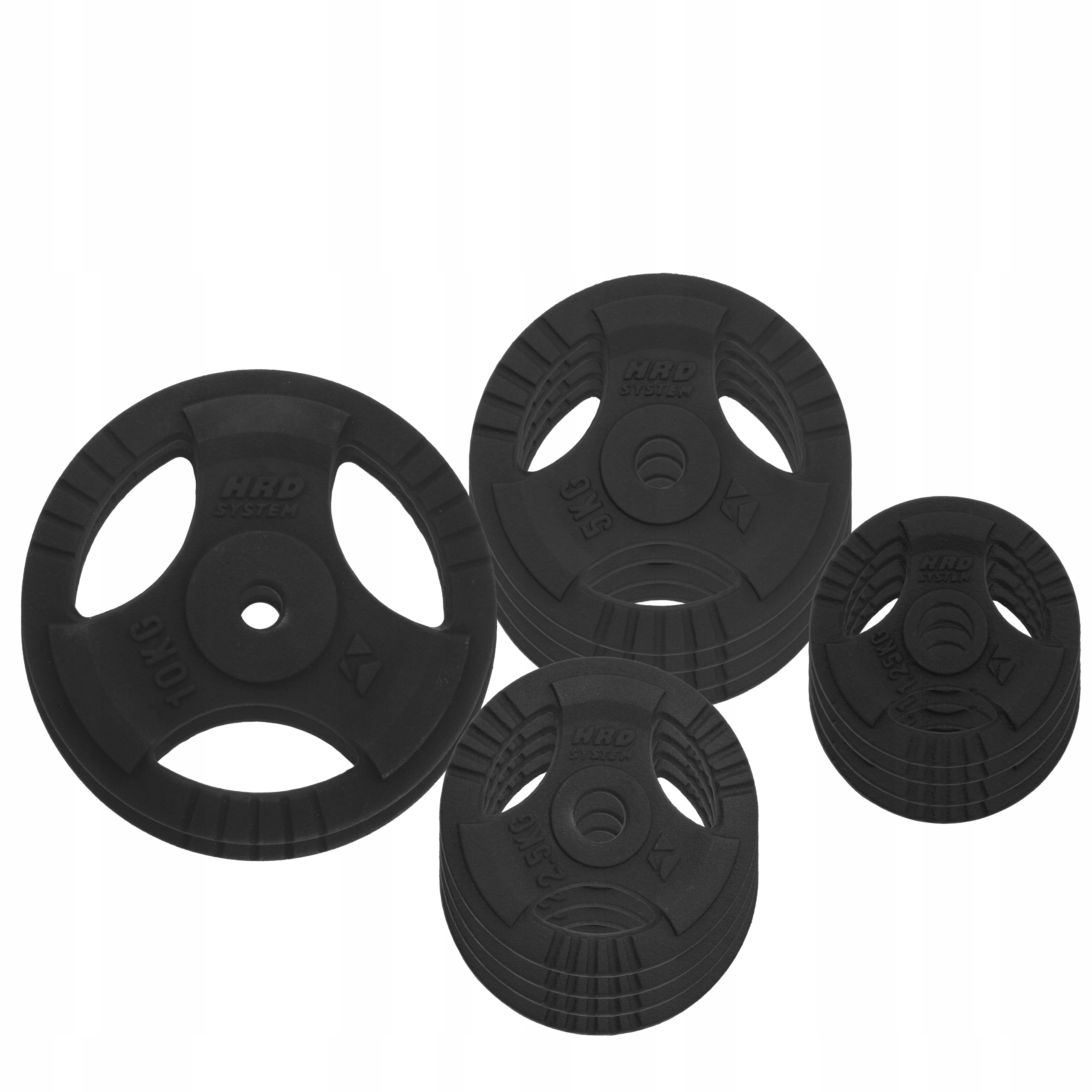Hrd System Zestaw Kulturystyczny Obciążenie 55 Kg 29 MM Żeliwne Kierownica