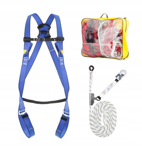 Bezpečnostní sada Basic Pro 3 Protekt Postroj XXL Linostop II Ed 5 m