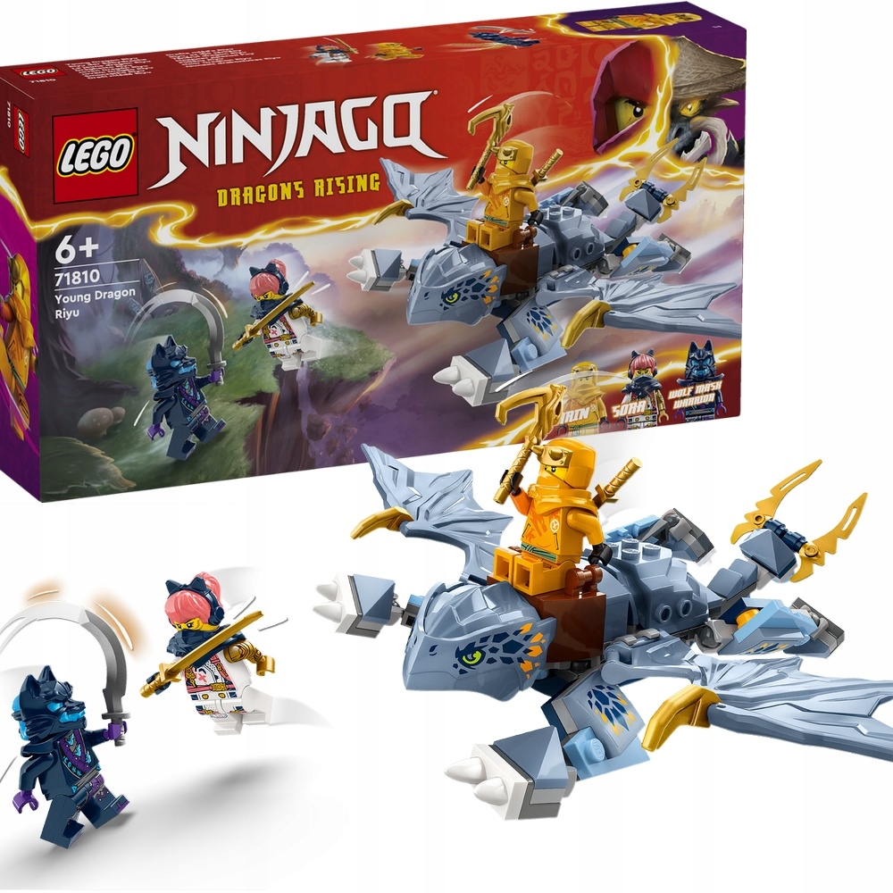 Lego Klocki Ninjago Zestaw Smok Riyu Smoczątko Oryginalne Klocki