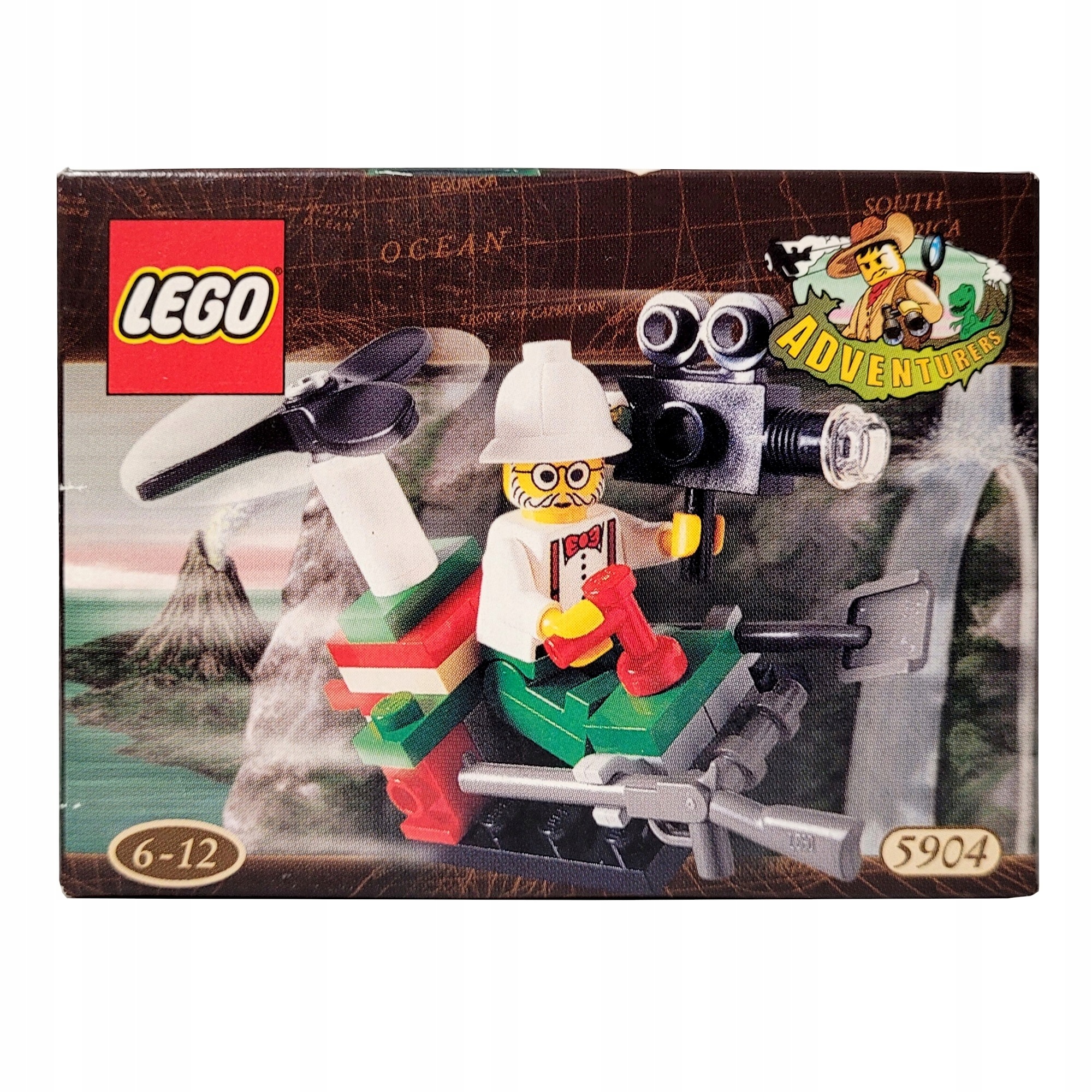 Lego Adventurers Dino 5904 minifigurka Dr Kilroy Jurassic Misb 2000
