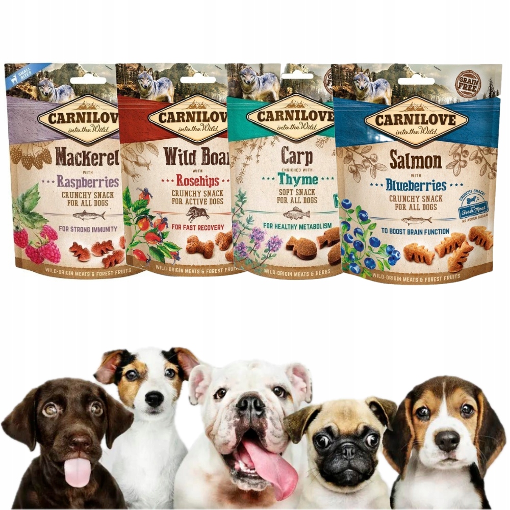 Carnilove psí pamlsek Mix Chutí Sada 4ks*200g