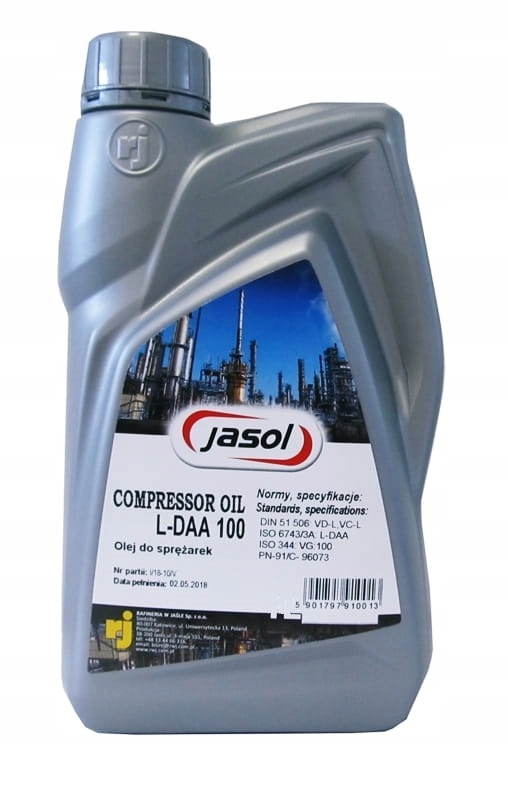 Olej do sprężarek tłokowych Jasol 1l LDAA 100