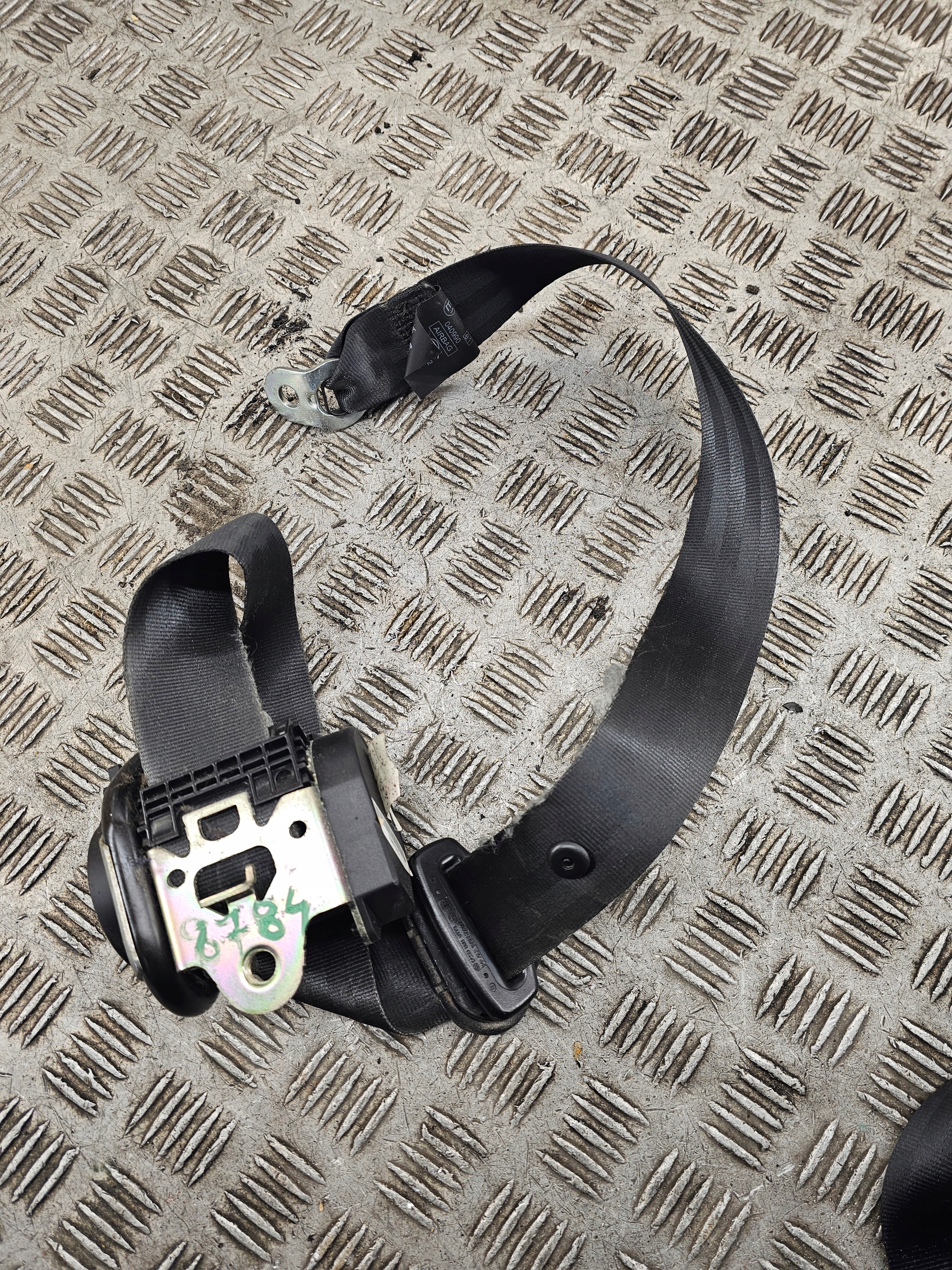 SKODA OCTAVIA II HB tension belt safety left front 602519000