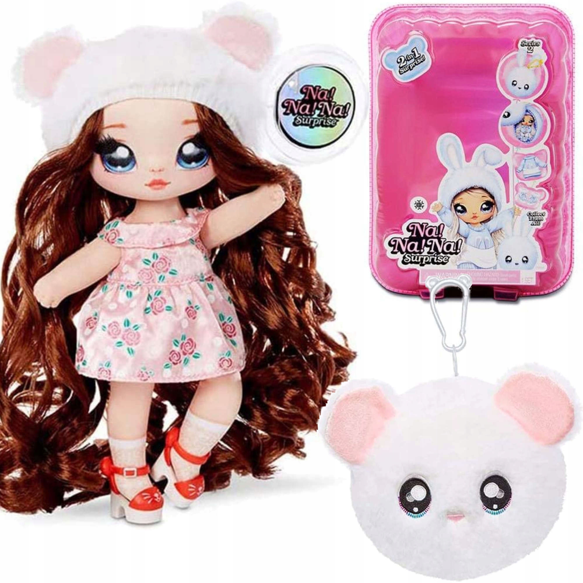

Nanana Surprise Lalka Misha Mouse + Brelok S2