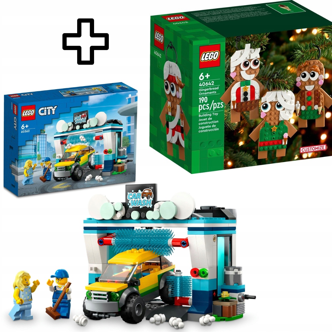 Vánoční Sada Lego City Automobilová Perníkové Ozdoby Lego