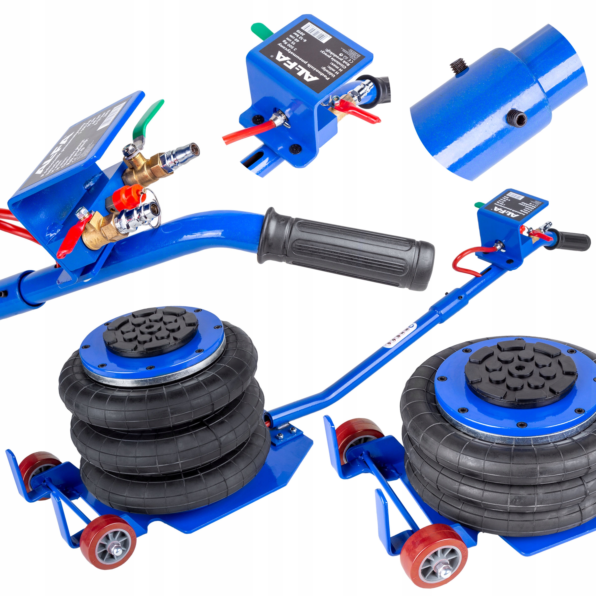 PODNOSNIK PNEUMATYCZNY PODUSZKOWY BALWANEK 3 5T