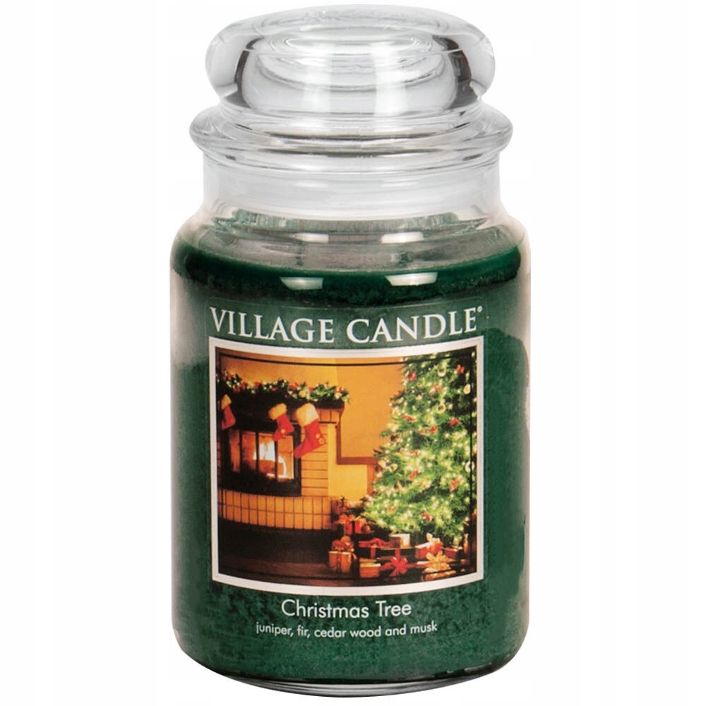 

Duża świeca Christmas Tree Village Candle