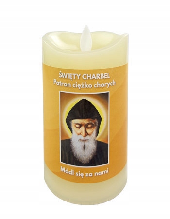 Świeca Led św. Charbel