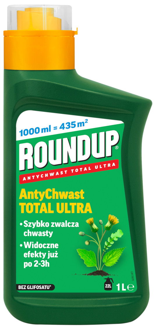 Substral Roundup AntyChwast Total Ultra na chwasty bez glifosatu 1 l