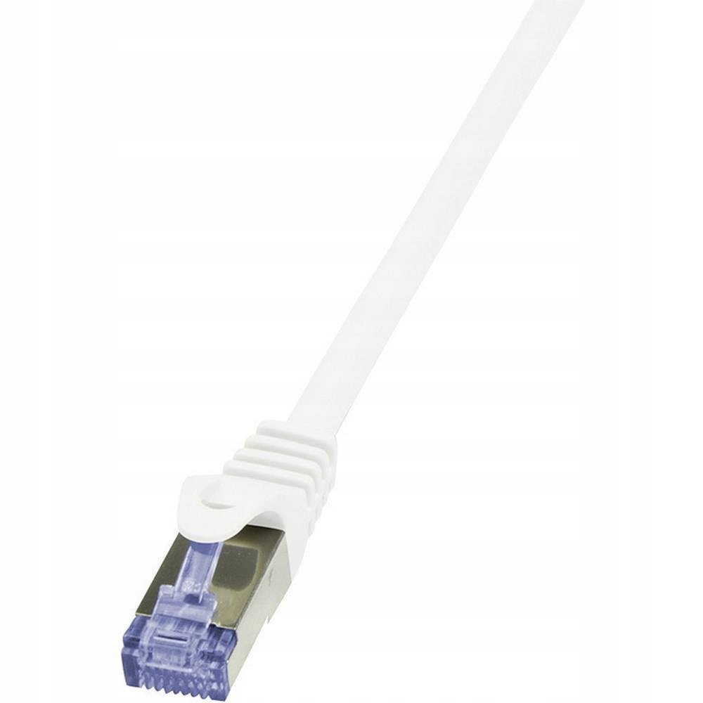 Logilink CQ3061S Patchcord Cat.6A 10G S/ftp Pimf PrimeLine 3m biały