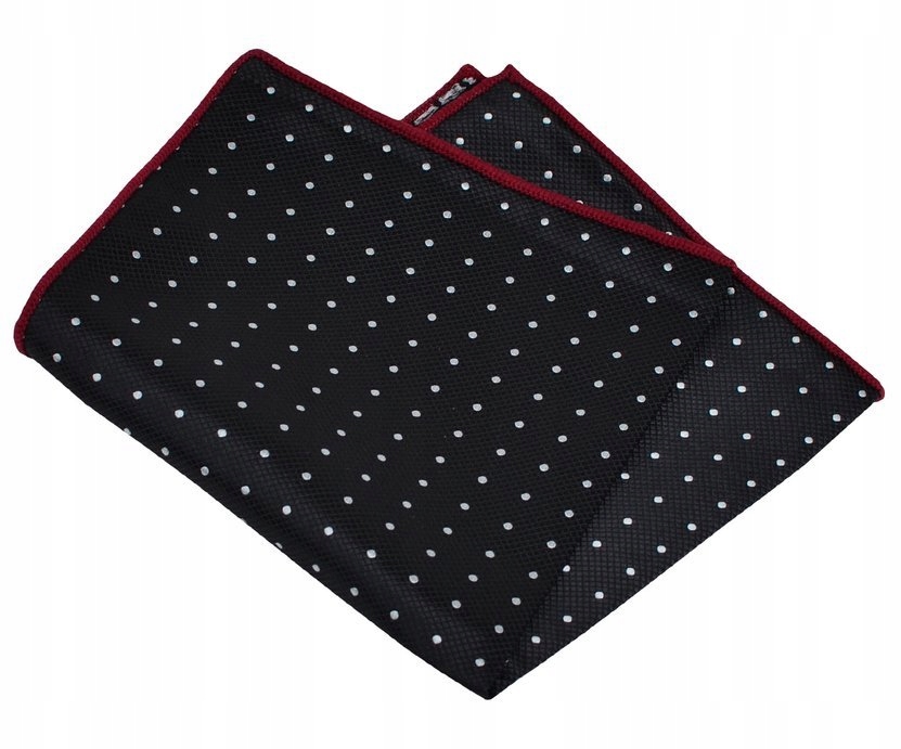 

Poszetka Wypustka Butonierka Wzory Czarna