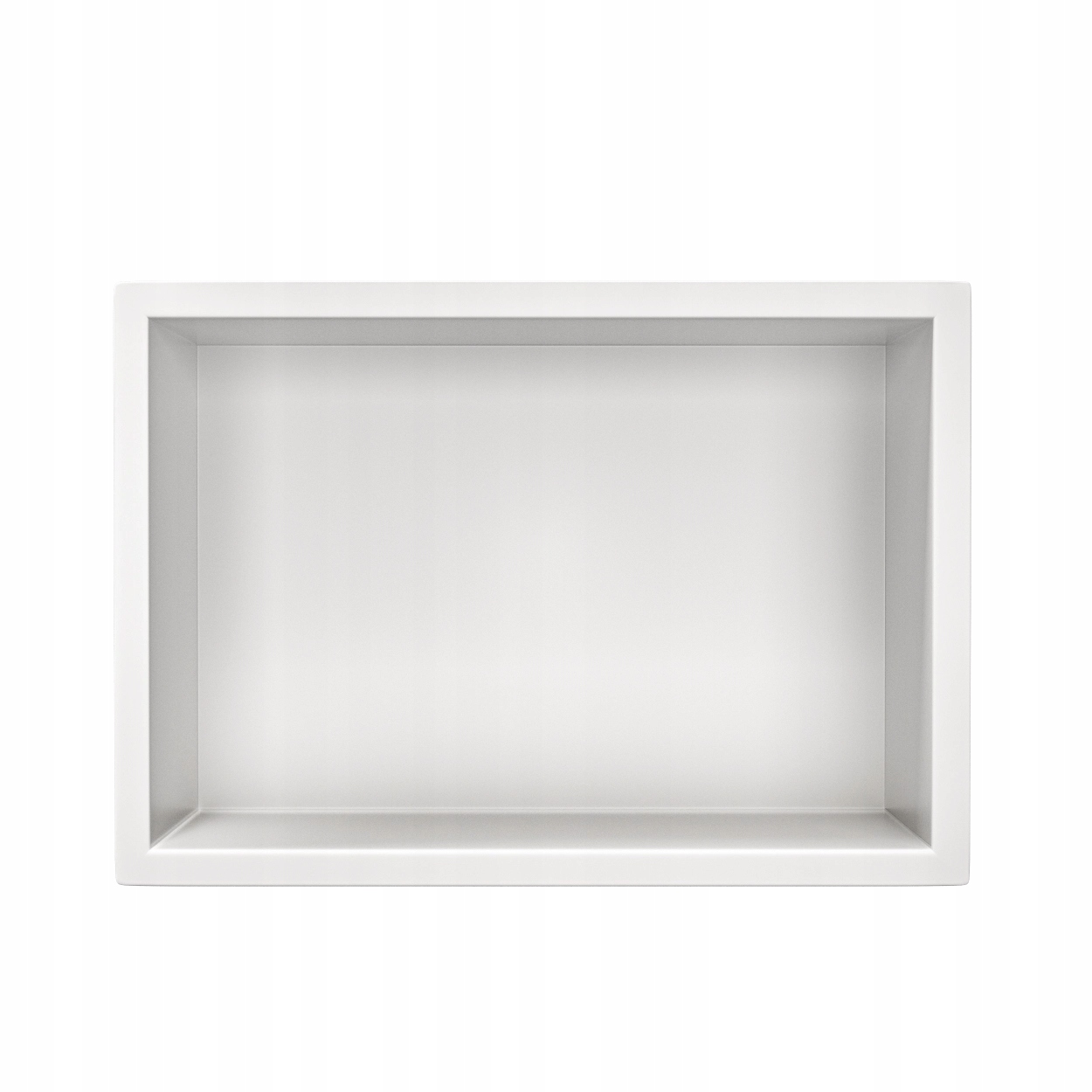Wall-box One White Výklenková polica z nehrdzavejúcej ocele biela 30x20x10 cm