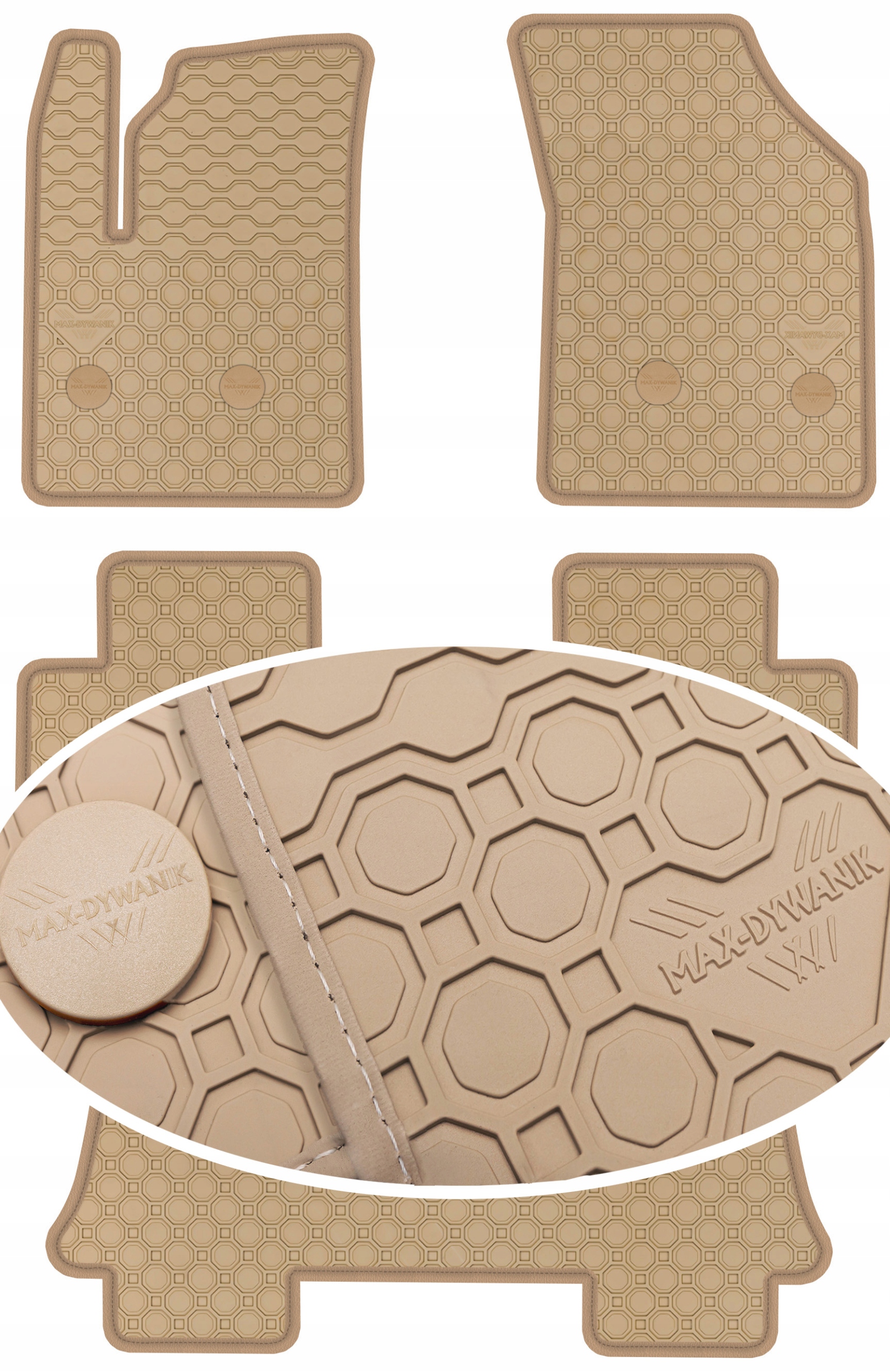 Maxus Euniq 5 Van 2019-2023 Gumové rohože PrimeLiner