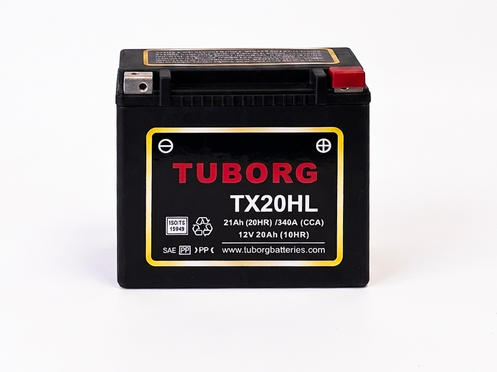 Akumulator Tuborg TX20HL YTX20HL YTX20L 12V 21Ah 340A Wzmocniony Harley