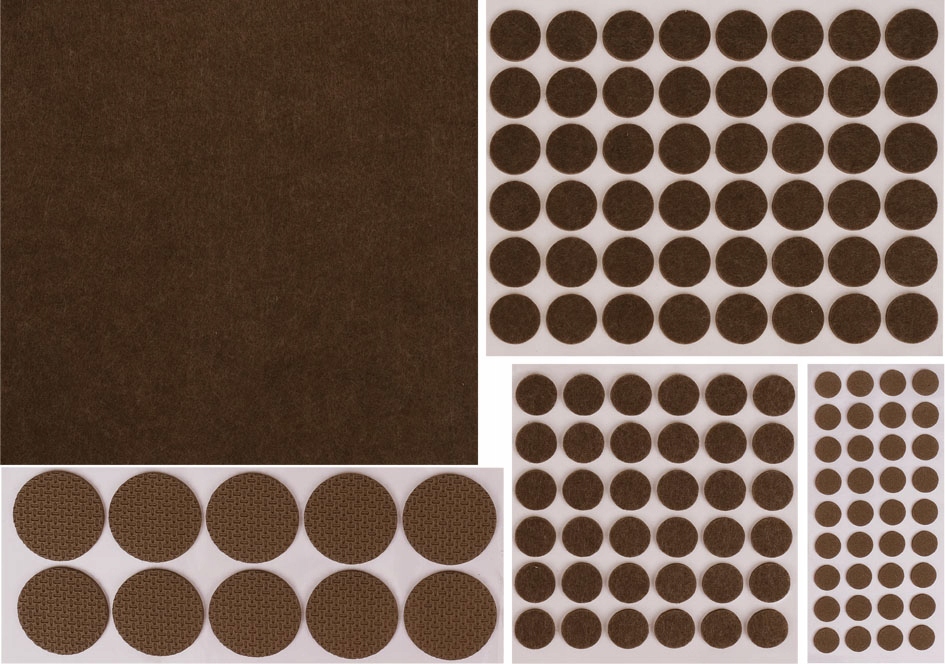 

x131 Podkładki Filcowe Pod Meble Zestaw +do Cięcia