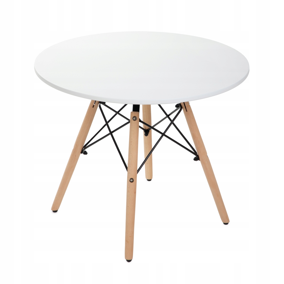 Stůl Tavolo přírodní s bílou deskou 60×48 cm