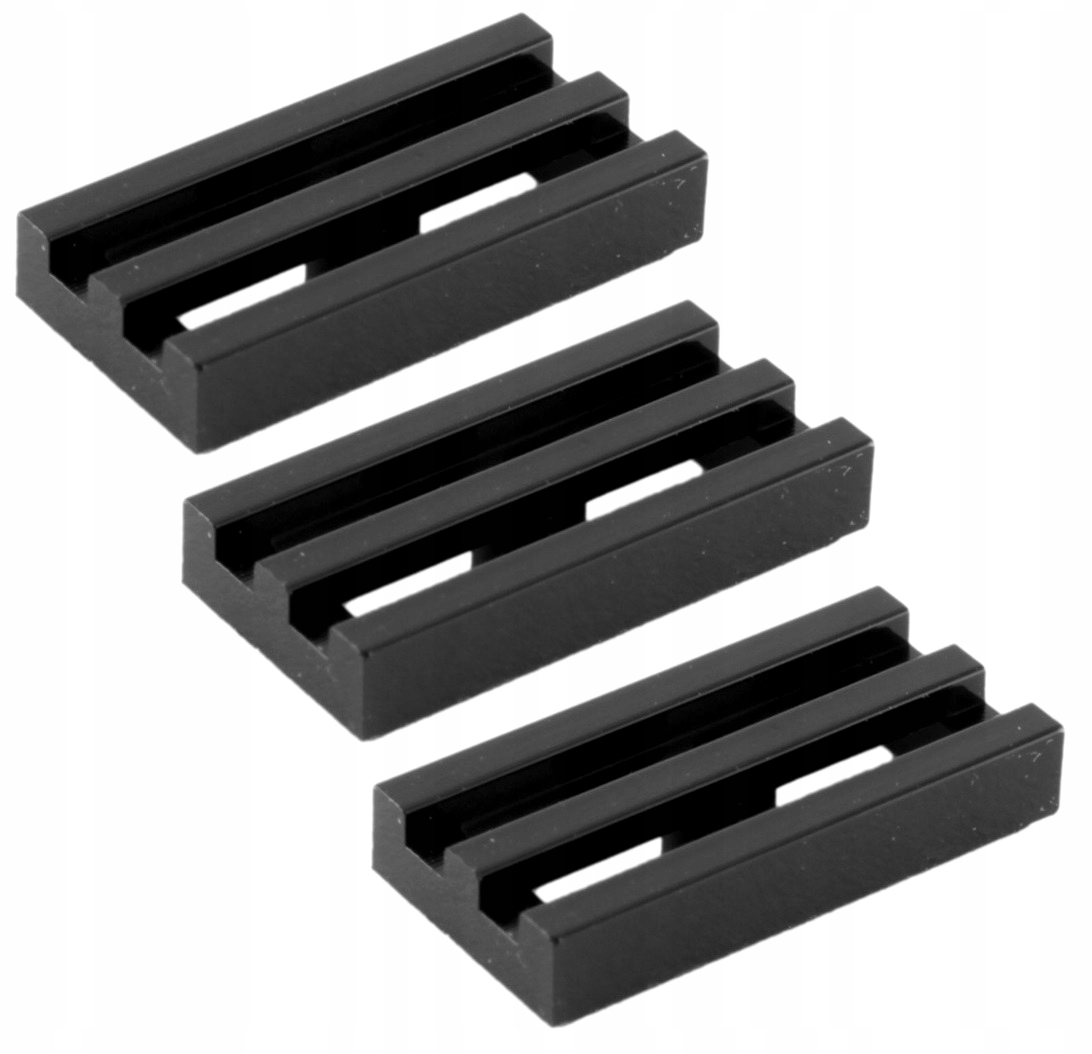 

01484N Lego 2412b 241226 płytka 1x2 gr czarny 3szt
