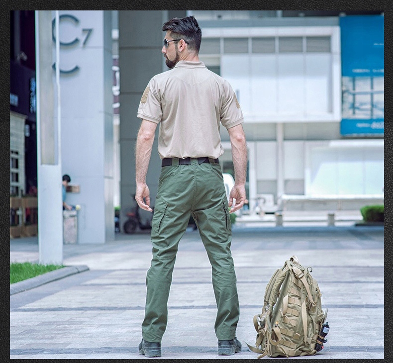 SPODNIE BOJÓWKI TAKTYCZNE MĘSKIE WOJSKOWE TREKINGOWE ROBOCZE XXXL Rozmiar 3XL