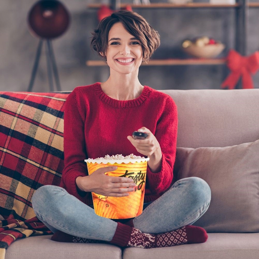 Pojemnik NA PRZEKĄSKI popcorn chipsy pudełko miska Pojemność 2 ml