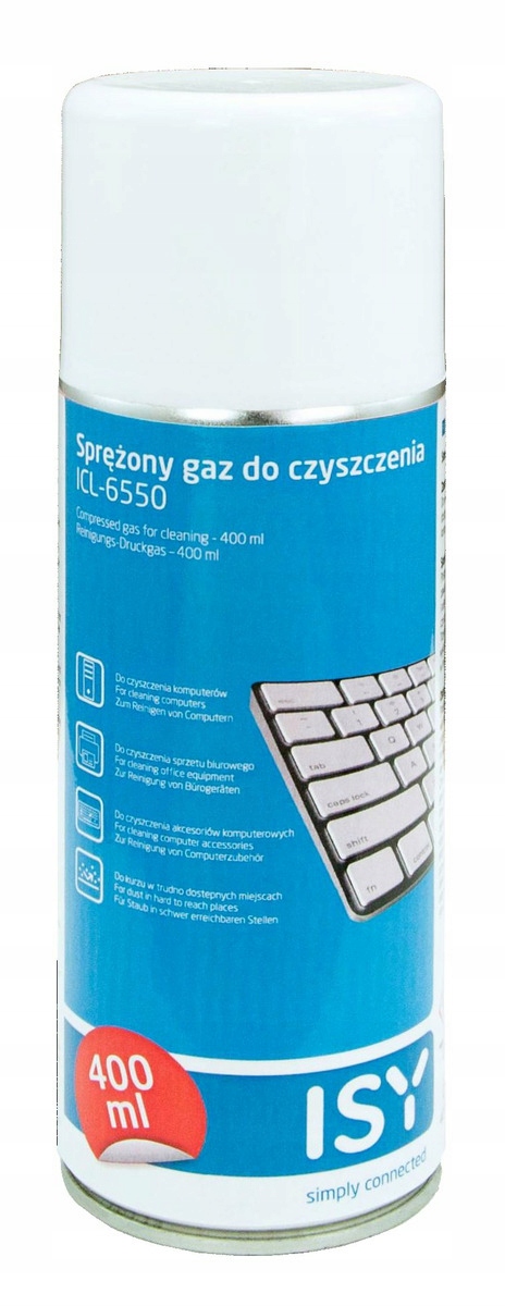 

Sprężony gaz do czyszczenia Isy ICL-6550