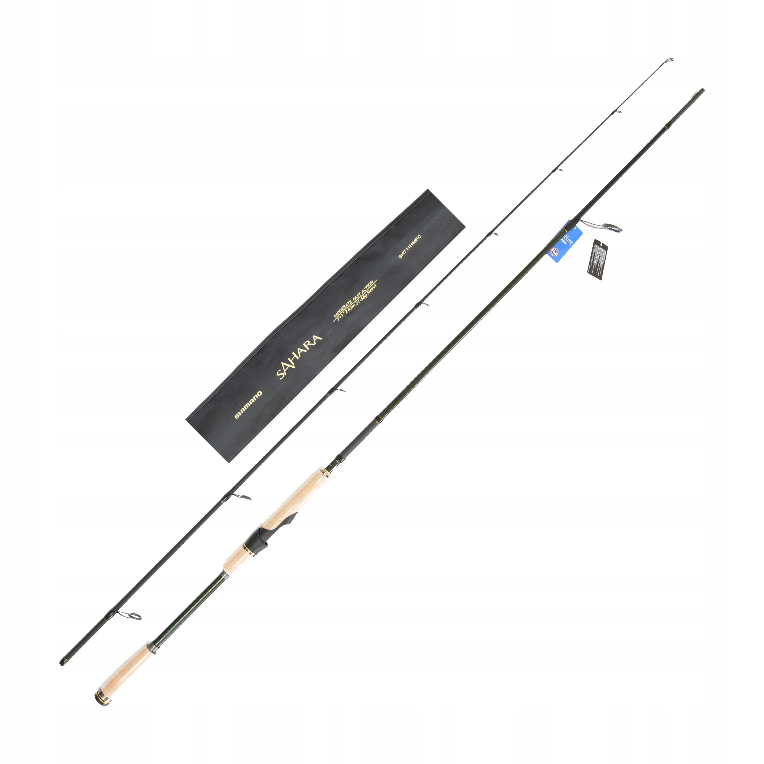 Wędka spinningowa Shimano Sahara Spinning 2.42m 21-56g akcja moderate fast