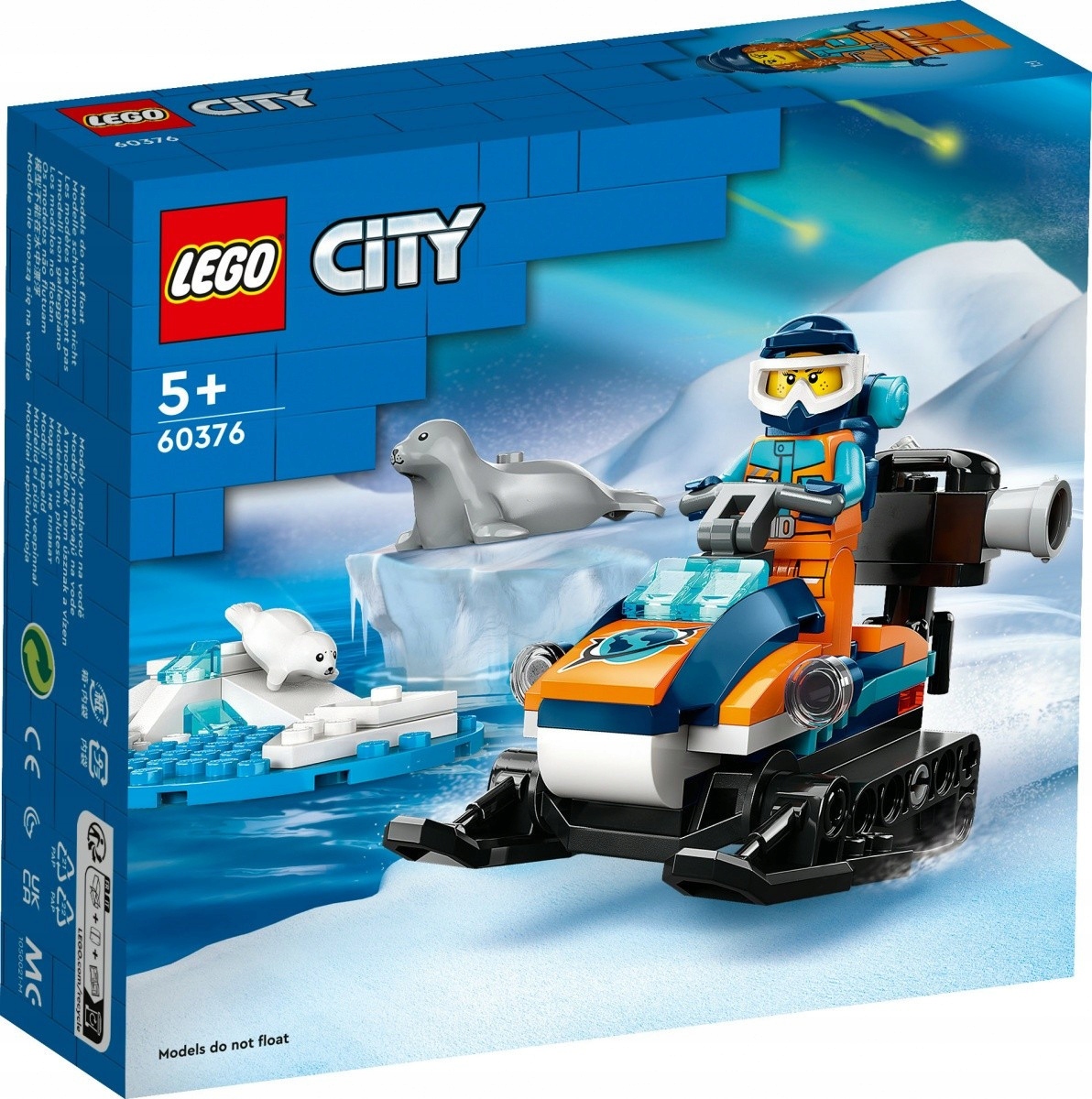 Lego 60376 City Sněžný skútr pro výzkumníky Arktidy