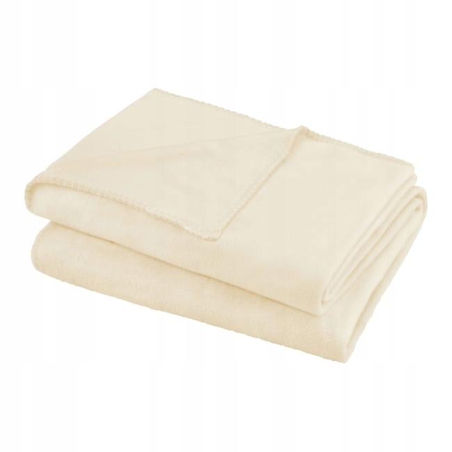 NARZUTA KOC POLIESTER 120X170CM KREMOWY